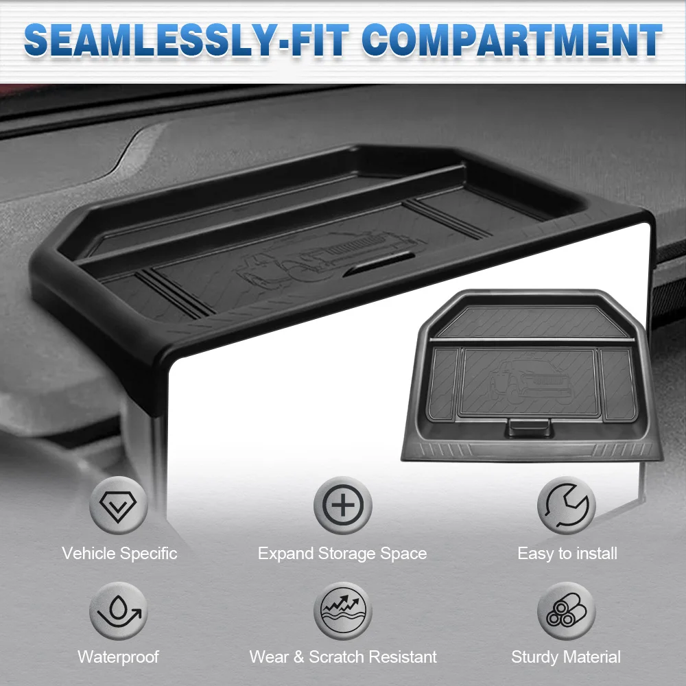 

For Ford Maverick 2025-2026 (Only for 13.2 inch Screen) Car Dashboard Storage Organizer Central Control Screen Rear Storage Box