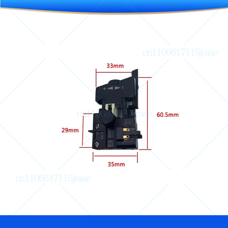 2Pcs hand electric drill switch positive and negative drill governor 10mm high power stepless speed change switch accessories
