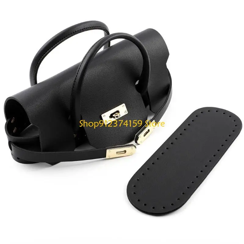 

G5AE Versatile Knitting Bag Components for Personalized Handcrafts Creation Handbag