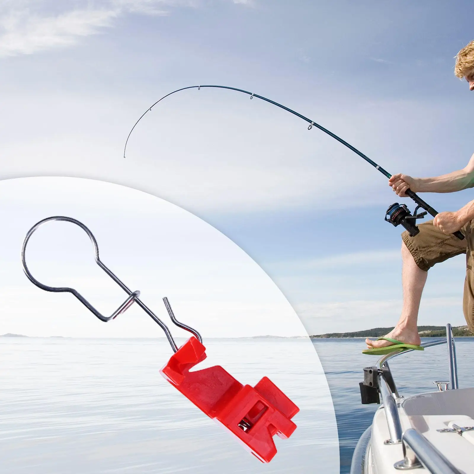 Downrigger Release Clip Fishing Gear for Trolling Outrigger Offshore Fishing