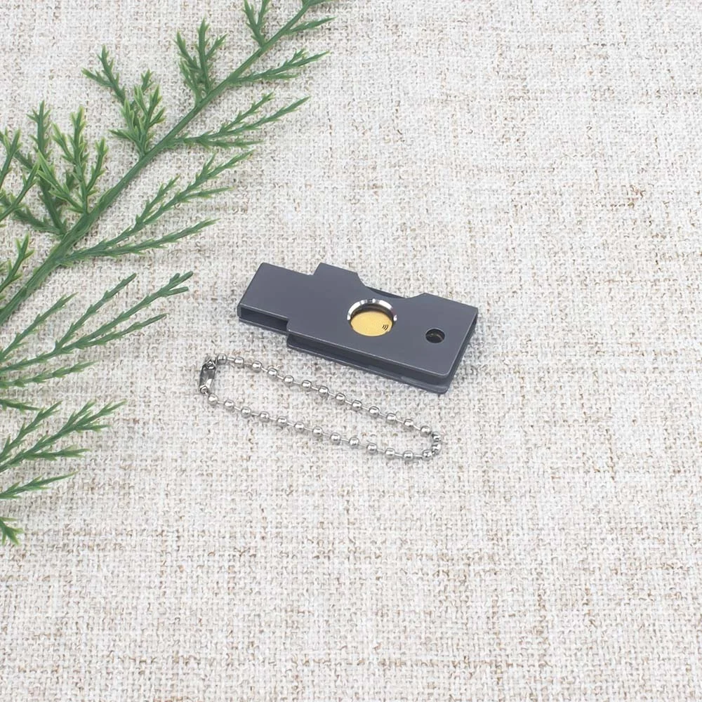 Metal Protective Case for YubiKey 5C NFC Security Key, Dustproof Anti-Lost Protective Shell Portable Keyring Design