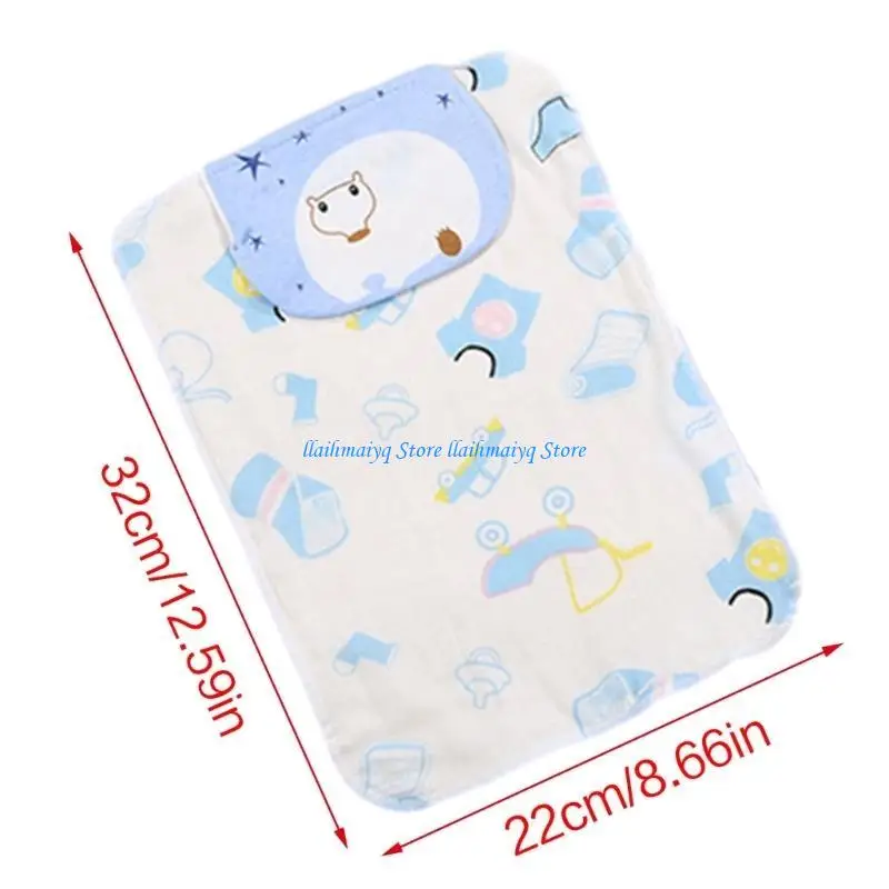 573B コットンフェイスタオル 新生児用 汗取りタオル ベビーレジストリに最適