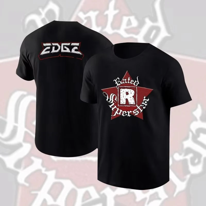 

Summer New Wrestling Clothing Ede Aijixia Men's Short Sleeve Beth Phoenix Besfini Cotton T-Shirt