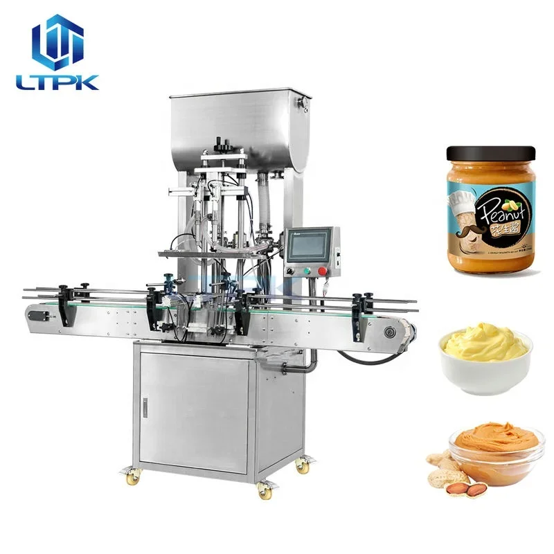 LT-QZDG2 High Speed Automatic Two Heads Paste Filling Machine Jam Yogurt Cream Tomato Thick Paste Filling And Dispensing Machine