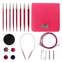 8Pairs Interchangeable Crochet Hooks Birch Wood Circular Knitting Set Removable Sweater Yarn Weaving Knitting Needle