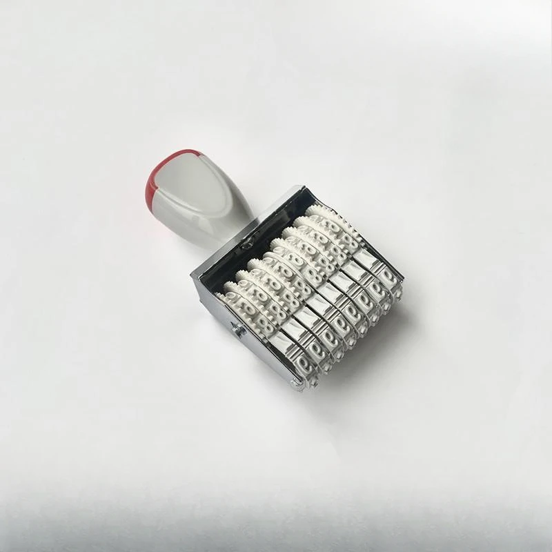 8-digit Seal Variable Personalized Digital Symbol Office Business Student Hand Accounts Adjustable Rotating Seal