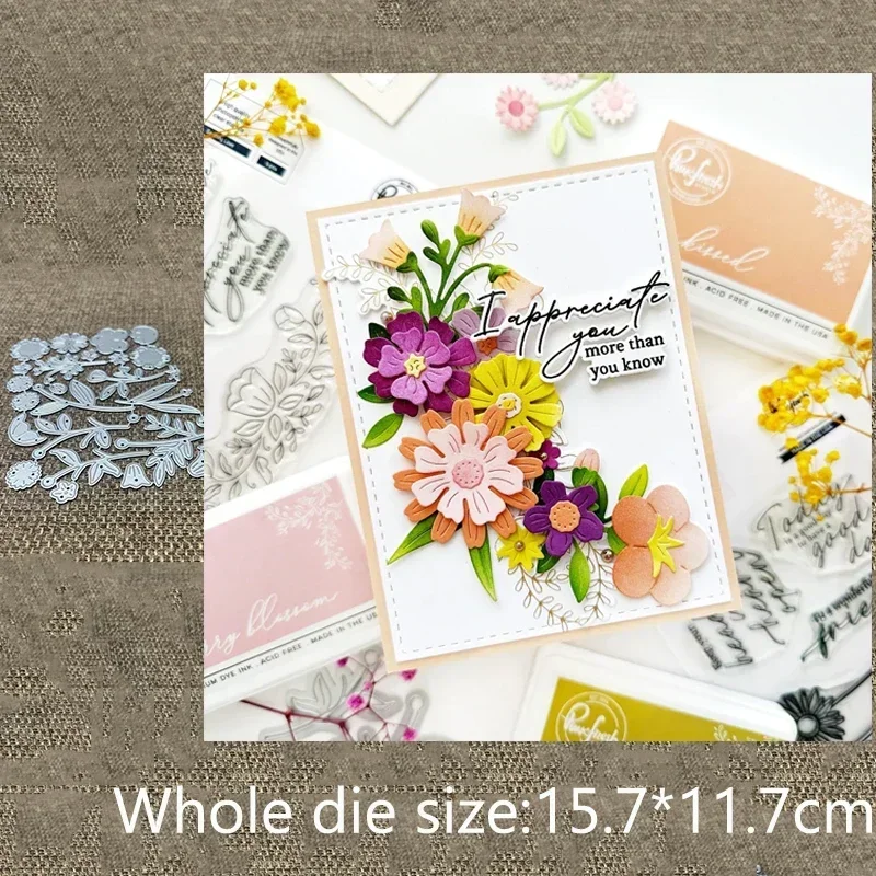 

Новый дизайн, металлическая вырубная форма для трафаретов, вырубка в виде цветов и листьев, декоративная вырубка для скрапбукинга, для альбомов, бумажных открыток, тиснения