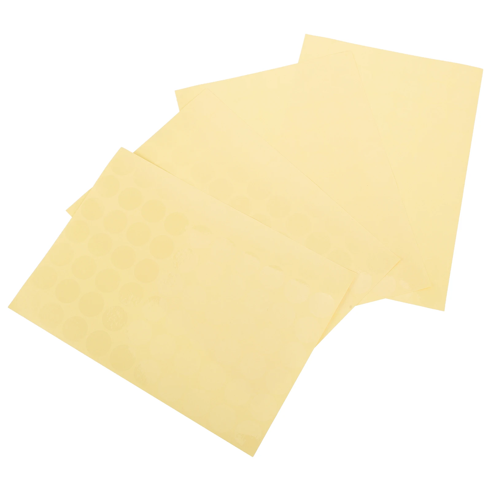 

15 Sheets Waterproof Round Clear Stickers Transparent Circle Labels For Package Sealing Envelope Tab Retail Organization Self