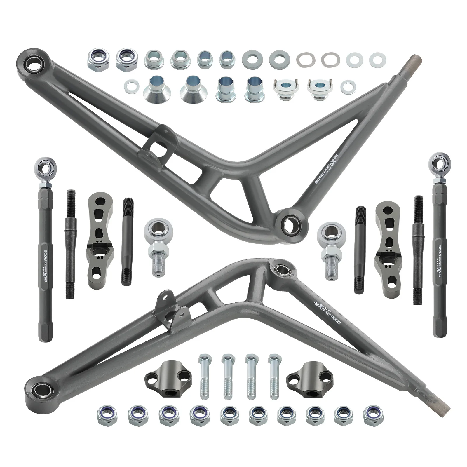 Maxpeedingrods Control Arm With Pillow Ball Bearings And Sway Bar Link Mounts For BMW E46 330i