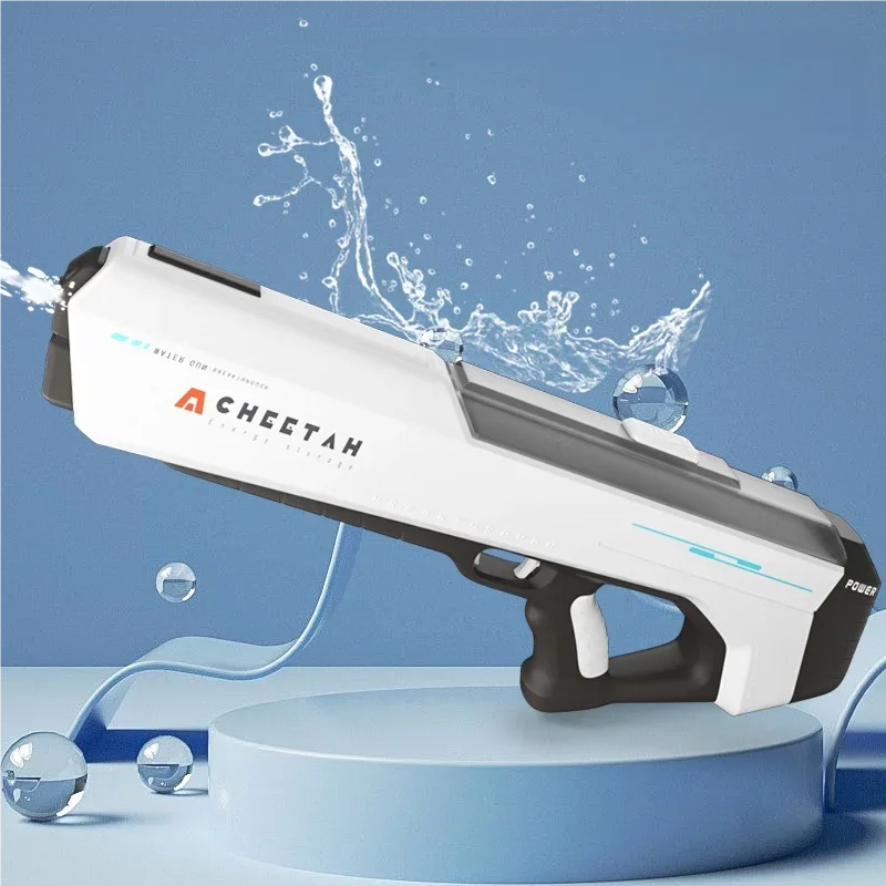 Rechargeable Auto-Suction Water Gun - Electric Splash Blaster for Kids, Outdoor Water Battles at Parks & Beach, Summer Toy