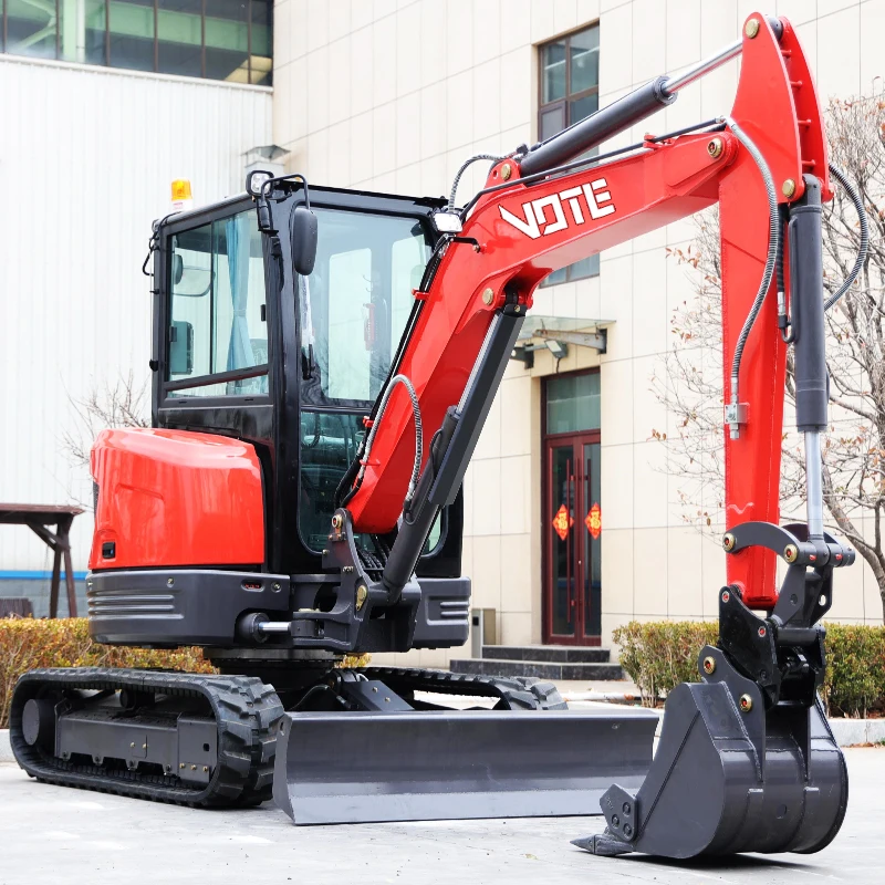 High Quality 3.5 Ton Mini Excavator Multi Functional Micro Digger 2ton Municipal Engineering customized New Crawler Excavator