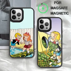 Richie Rich  Phone Case  For iPhone 14 13 12 11 15 Pro Max Plus Mini Magsafe Wireless Charge Cover