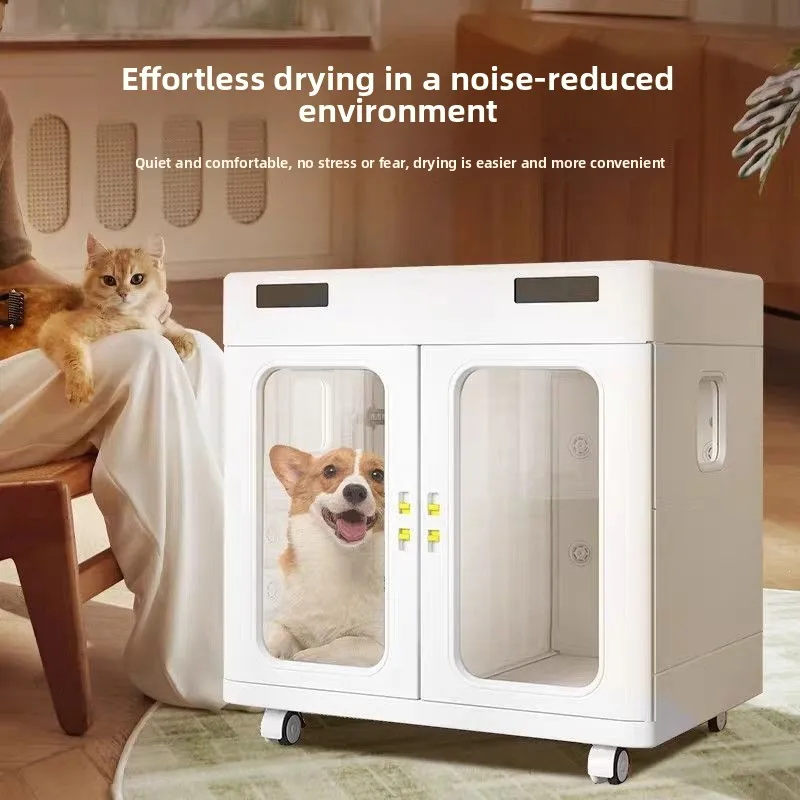 Large pet drying box medium and large dog blowing water intelligent dryer