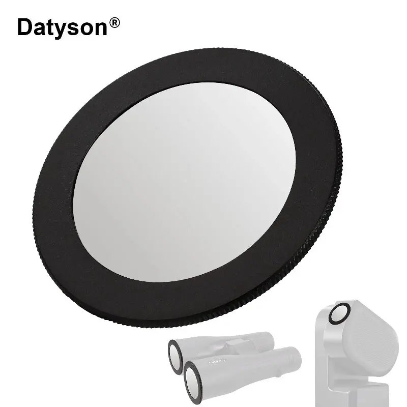 Filtro de Observación Solar Datyson con Cubierta Totalmente Metálica, Seguro para Observar Actividades de Eclipse Solar, Apto para Telescopio Astronómico Inteligente Seestar S50 y Binoculares con Apertura de 50 mm