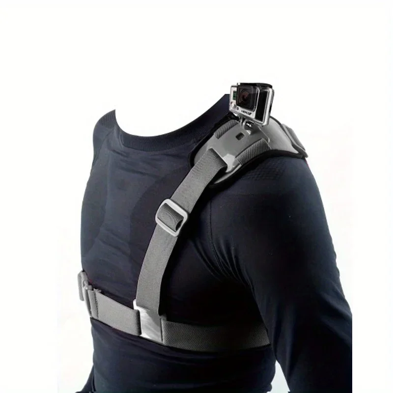 360 Degree Rotary Belt Backpack Shoulder Strap Mount For Gopro Hero 13 12 11 10 9 8 7 5 4 SJ4000 for Camera Chest Harness Belt