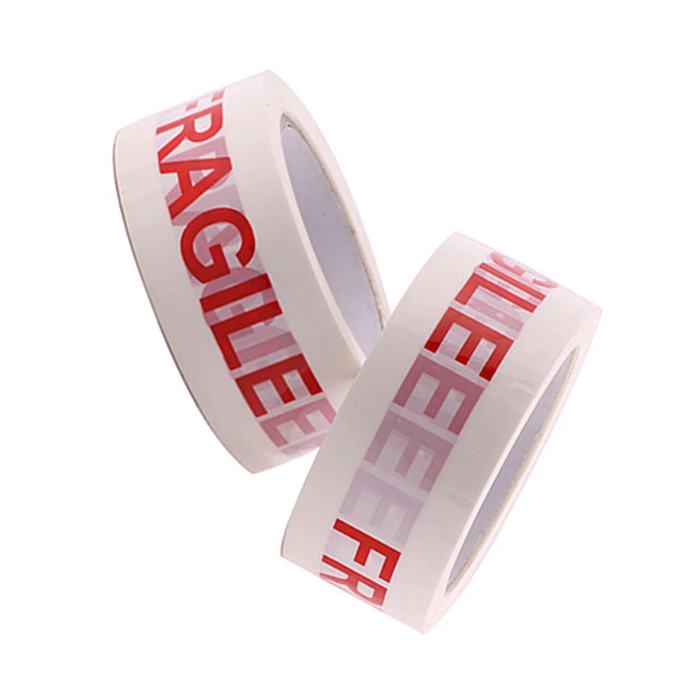 Multi Purpose Heavy Duty Packing Tape Sealing Box Fragile Warning Adhesive Reliable Water Resistant All Season Temperature Safe