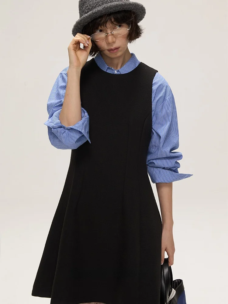 

about Passion Svel Vest Dr Vintage Versatile Waist-Cinching Skirt College Sle Casual Polyester Cotton Spandex Blend