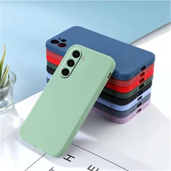 For Samsung A16 Case Cover For Samsung Galaxy A16 Capa New Original Liquid Silicone Bumper Back TPU Soft Fundas Samsung A16 A 16