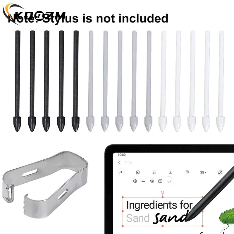 Replace The Nibs Stylus Tips S Pen Nibs For Note 20/20 Ultra Tab S7/S9/S9 Plus Touch Screen Tablet Pen Tips Removal Tweezer Tool