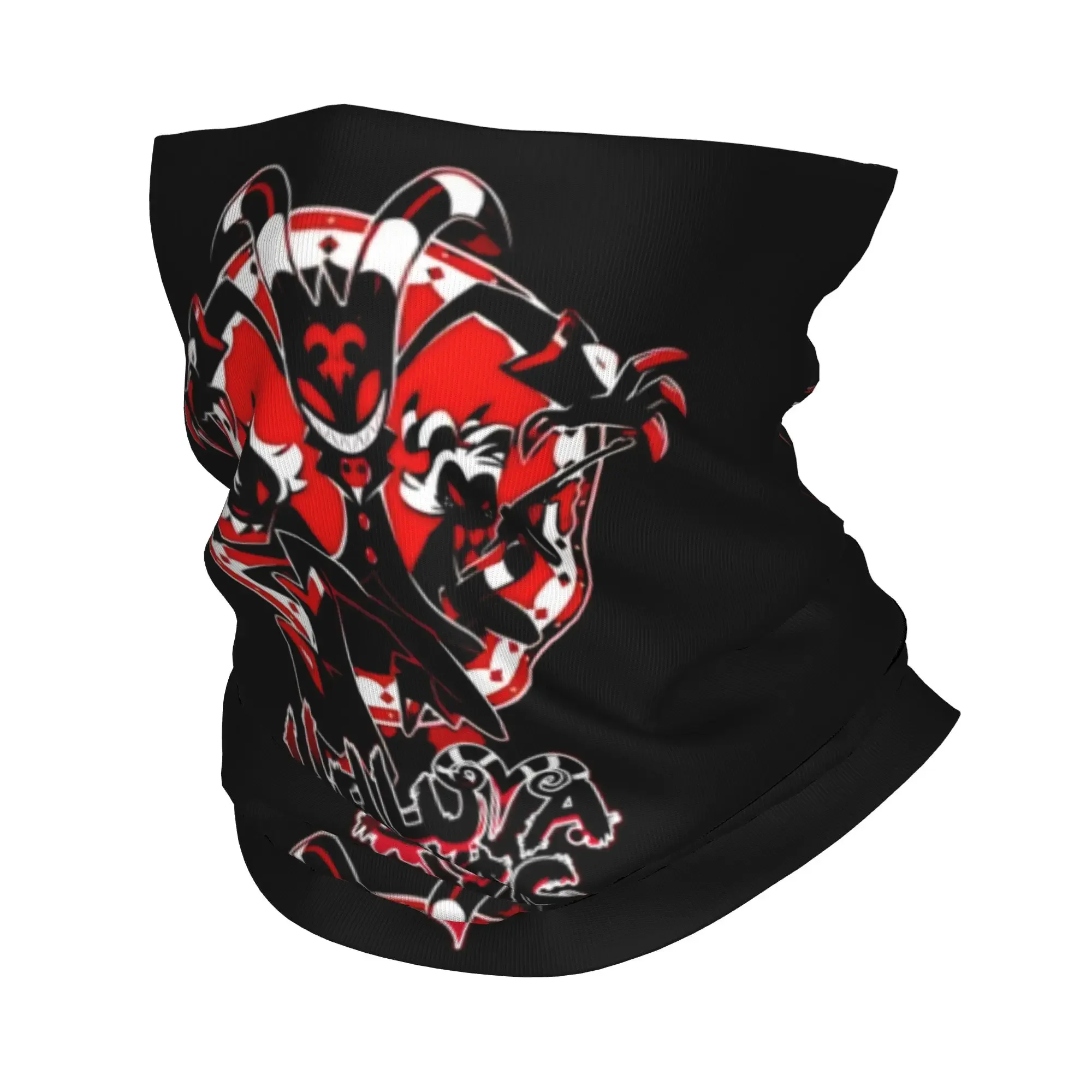 Helluva Boss Animated Musical Film Bandana Neck Warmer Men Women Winter Ski Hiking Scarf Gaiter  Face Cover
