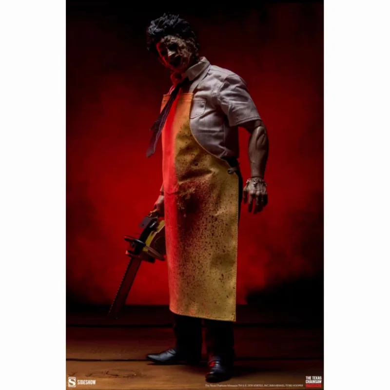 Sideshow-Leatherface 100% Authentic Movie Rick Model, Collection Art Toy, Cadeau de vacances, Original, 100470, 1/6