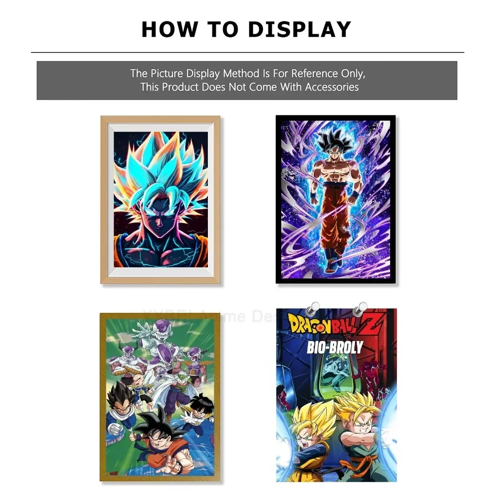 1pc decorazione della casa Poster Anime Wall Sticker D-Dragon Ball camera da letto comodino camera dei bambini Indoor Hanging Painting Cafe murale