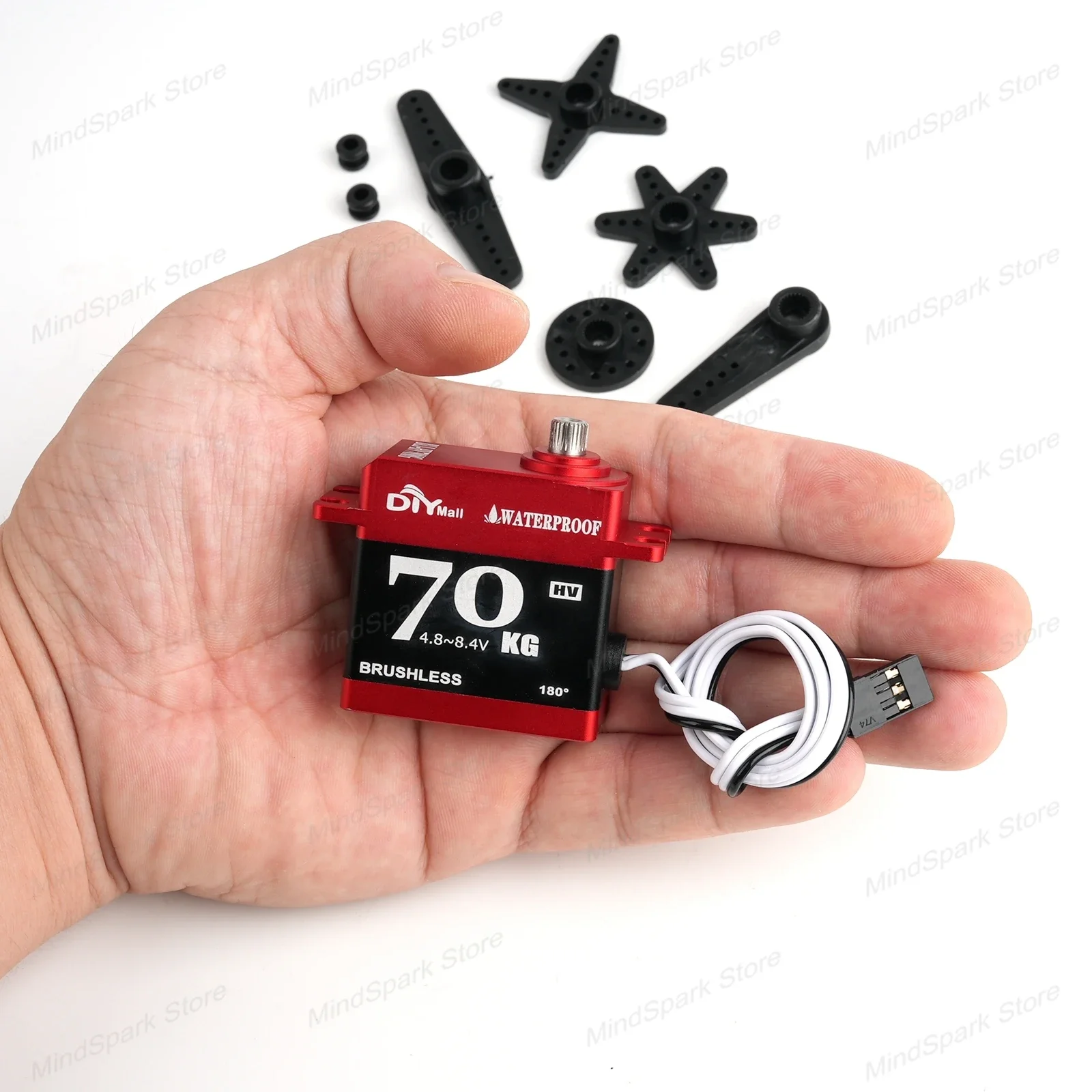 Servo Digital 60KG/70KG engranaje de Metal 8,4 V Motor sin escobillas alto par impermeable IP68 Servos para DIY RC coche Robot submarino barco