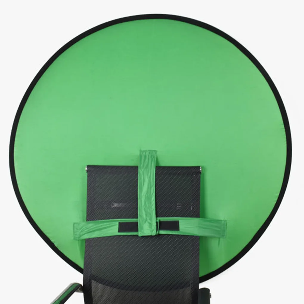 

Green Backdrop Chair Mounted Green Screen Live Streaming Photography Foldable Background 70cm