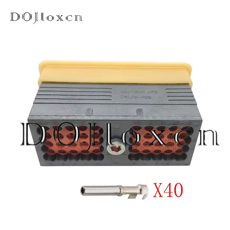 1 Set 40 Pin DRC16-40SE DEUTSCH Automobile Connector Female Electric Plug Socket Original Authentic With Terminal