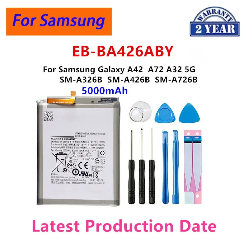 EB-BA336ABY EB-BA166ABY EB-BA546ABY Battery For Samsung Galaxy A33 A53 A25 A13 5G /A15 A16 A24 4G 5G / A42 A72 A32 A54 A35 5G image 3