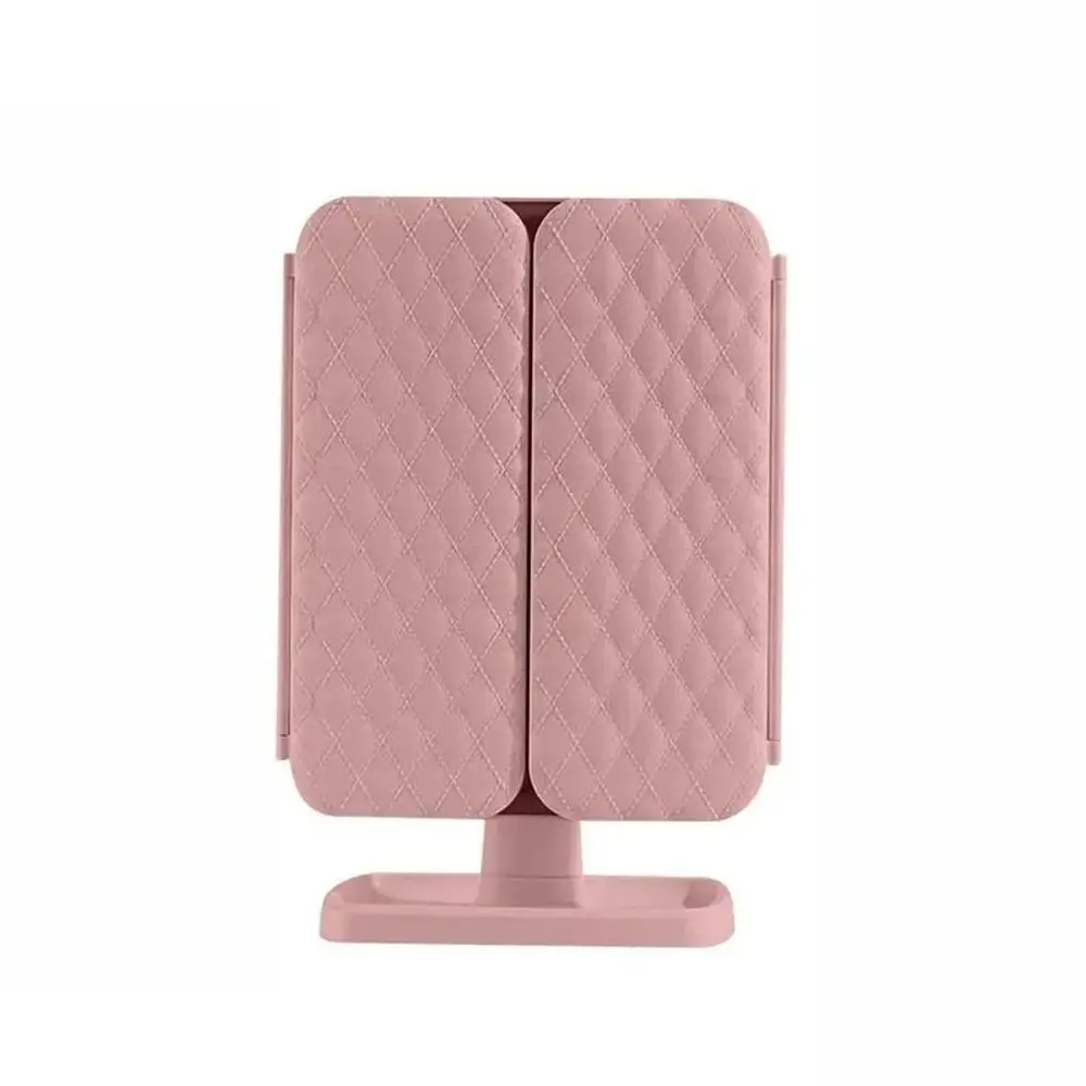 3X/2X/1X Vergrotingen Cosmetische Spiegel Aanraaksensorschakelaar 180 °   Verstelbare rotatie make-up tafelspiegel opklapbaar groothoek