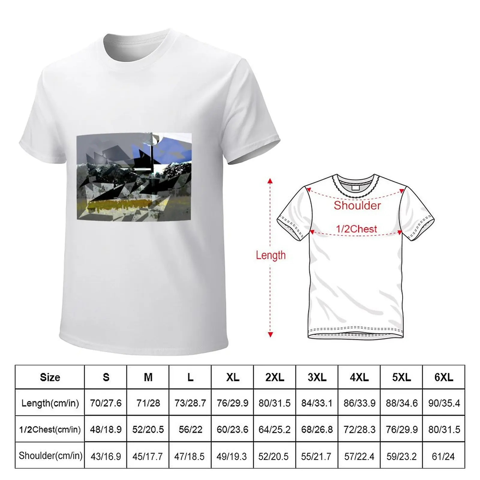 Photo effect T-Shirt oversizeds oversized vintage blanks oversized t shirt men