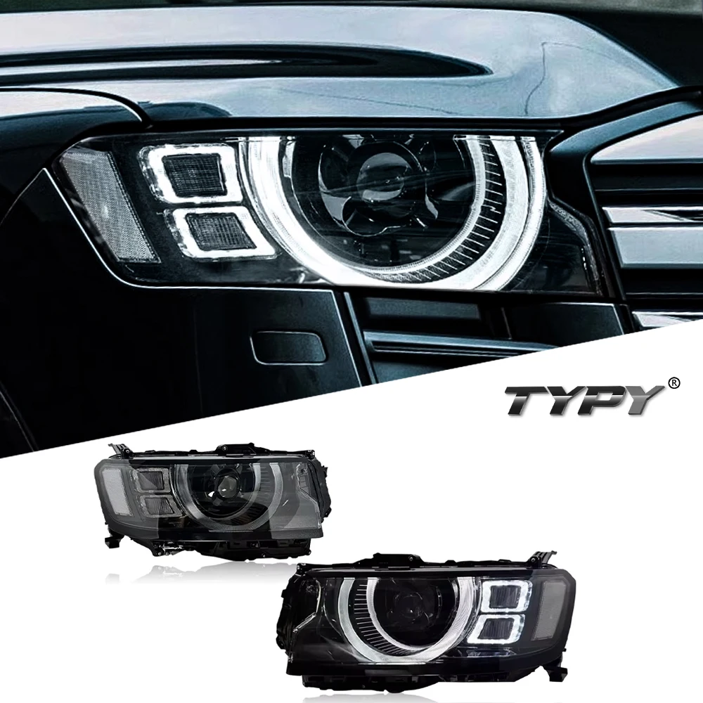 

Автомобиль для Toyota Land Cruiser LC300, фара 2022-2023, обновленная модифицированная DRL, динамический указатель поворота, светодиодная фара, автоаксессуары