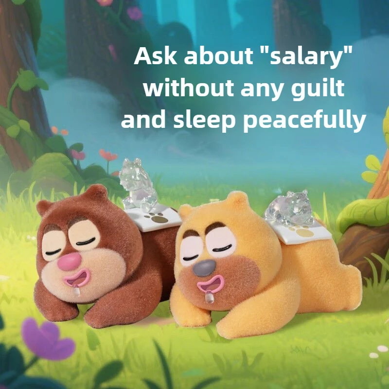 Boonie Bears Mystery Blind Box Daily Life Series Working Bear Figure Cute Desk Decor Gift for Collectors