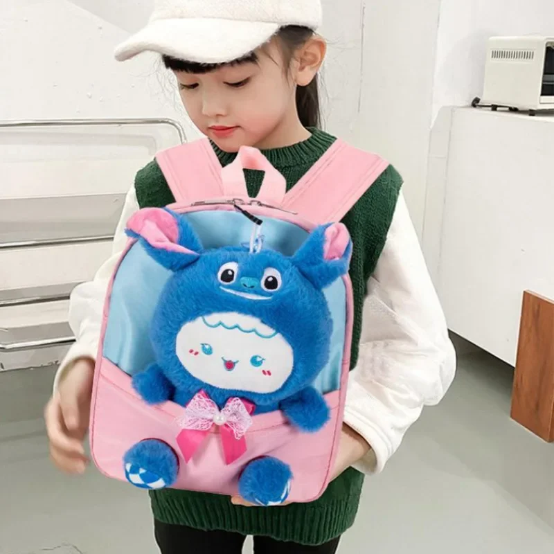 Children Backpack Baby Bunny Cartoon Plush Backpack Toddler Backapcks Back To School Bags Mother Kids Bags for Girl Mochila Sac