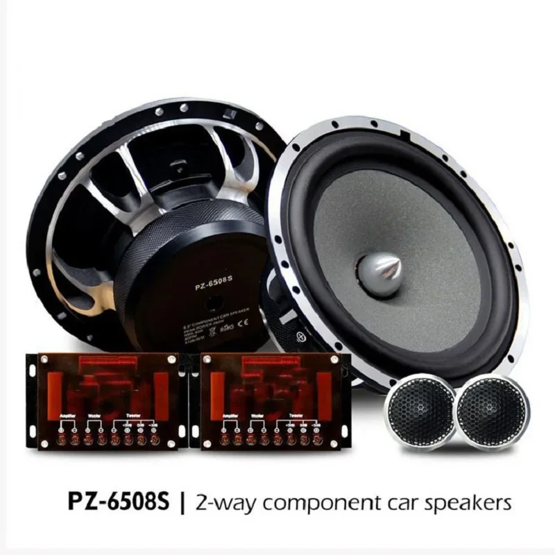 6.5-inch 360W car audio speaker PZ-6508S with dual bass and high end audio system PZ-6508S