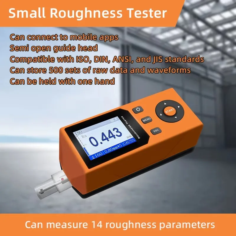 SSR220 Surface Roughness Tester Pocket-sized Roughness Measuring Instrument High Precision Roughness Meter