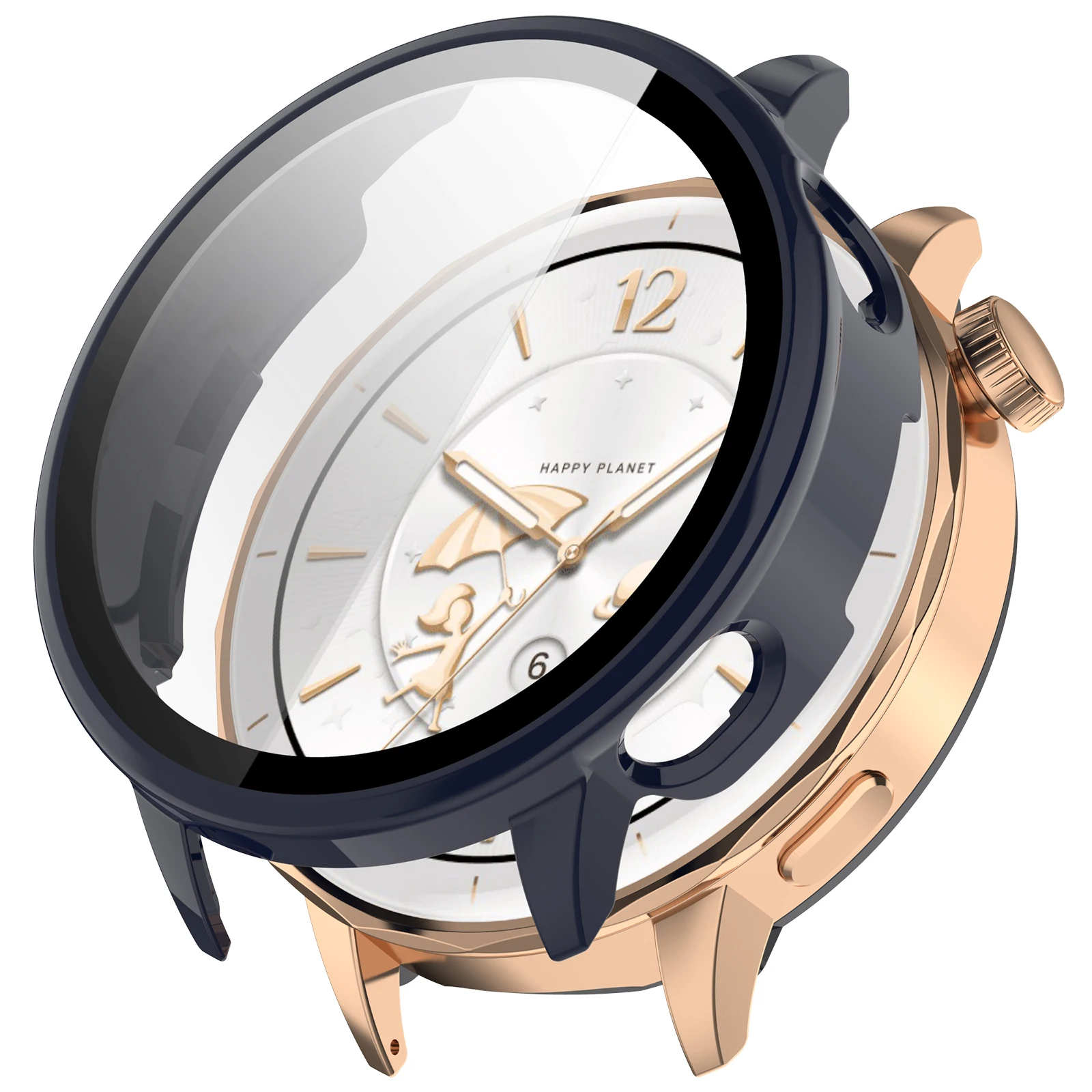 2in1 PC Glass film Case For OPPO Watch X2 Mini/Oneplus Watch3 43mm Screen Protector Case Smart Protective Cover Frame Full Shell