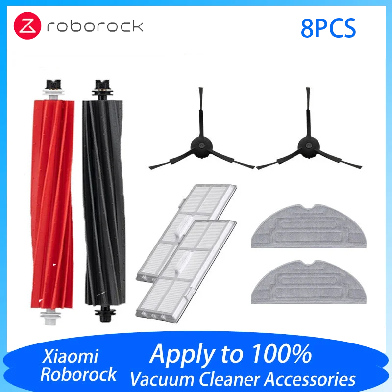 Bolsas de polvo con filtro Hepa para Roborock S8 Pro Ultra، S8 +، S8، إكسسوارات، cepillos، paños de fregona، repuestos de aspirad