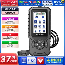 Mucar CDE900 OBD2 Diagnostic Tools 32G ROM WIFI Engine Automotive OBD 2 Code Reader Car Scanner Scan Tool PK CDL20