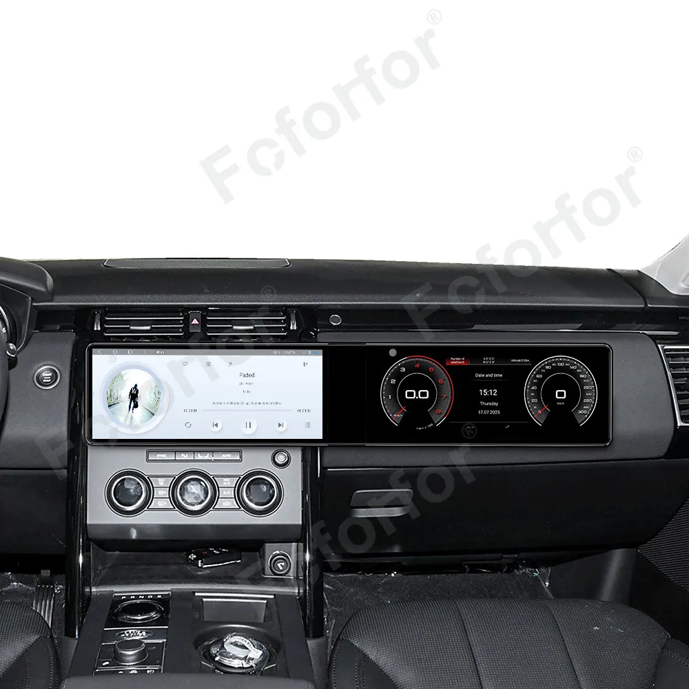 

Carplay Dual 12.3 Inch HD Screen Car Radio For Land Rover Discovery 5 2017-2019 Android 13 Car GPS Navigation Multimedia Player