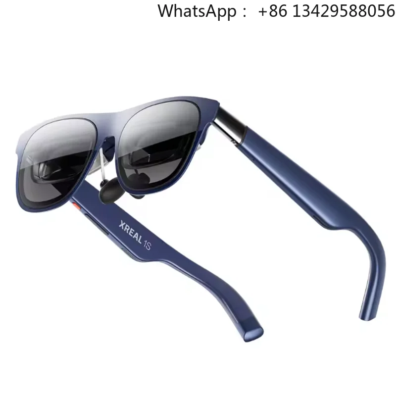 XREAL 1S AR Glasses with 52° FOV Immersive Wide View 1200P Ultra-clear Space Screen Native 3DoF Hover Mode Multi Task Window