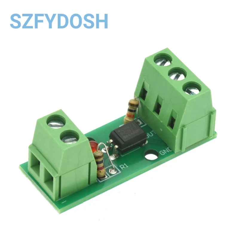 1/5/10PCS 1 ช่อง Way OPTOCOUPLER โมดูลแยก PC817 3 V-5 V 12V 24V Photoelectric Isolator ผู้ถือราง PLC ไดรฟ์มอเตอร์บอร์ด