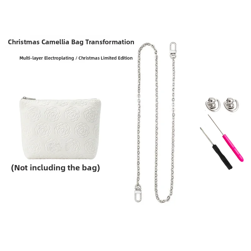 bolsa-de-maquiagem-camelia-de-natal-diy-acessorio-de-substituicao-para-alca-de-corrente-transversal-de-ombro-Unico-para
