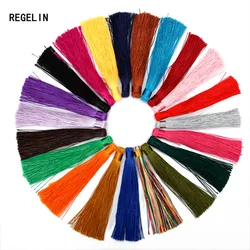 REGELIN 12cm Multicolor tassels earrings accessories Silk tassels DIY Jewelry Accessories Findings 10pcs/lot Jewelry Making