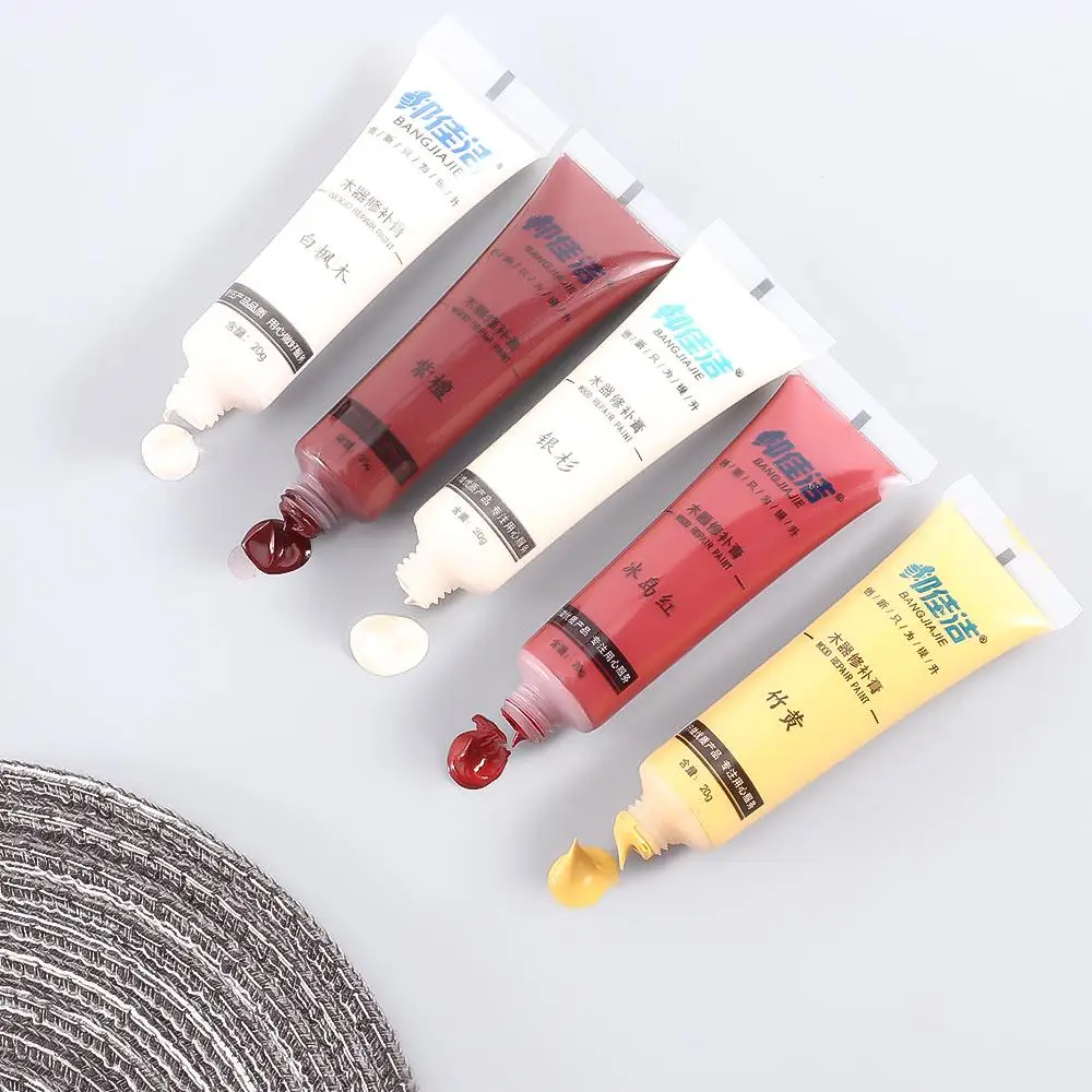 

Floor Scratch Hole Removal Pothole Touch Up Furniture Repair Paint Refinish Paste Repair Cream Wood Filler