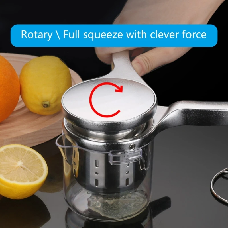 

Multifuntional Manual Juicers Stainless Steel Juices Machine Lemon Squeezer Manual Citrus Press Portable Juicing Tool 45BE