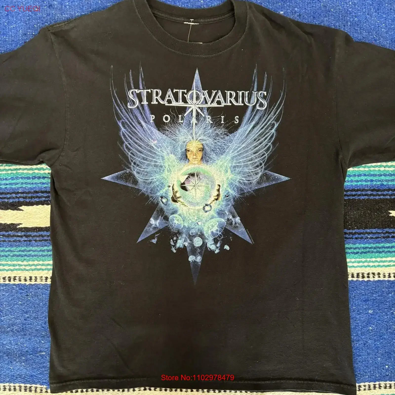 T-shirt en coton Stratovarius Power Metal Legend TT484, vintage, lavé, respirant, élégant, pour un usage quotidien, vêtements de créateur