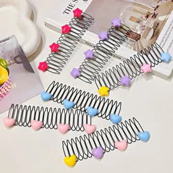 Douyin's summer popular kidsren's broken hair sorting artifact girl's baby's back head hair device invisible hairpin comb