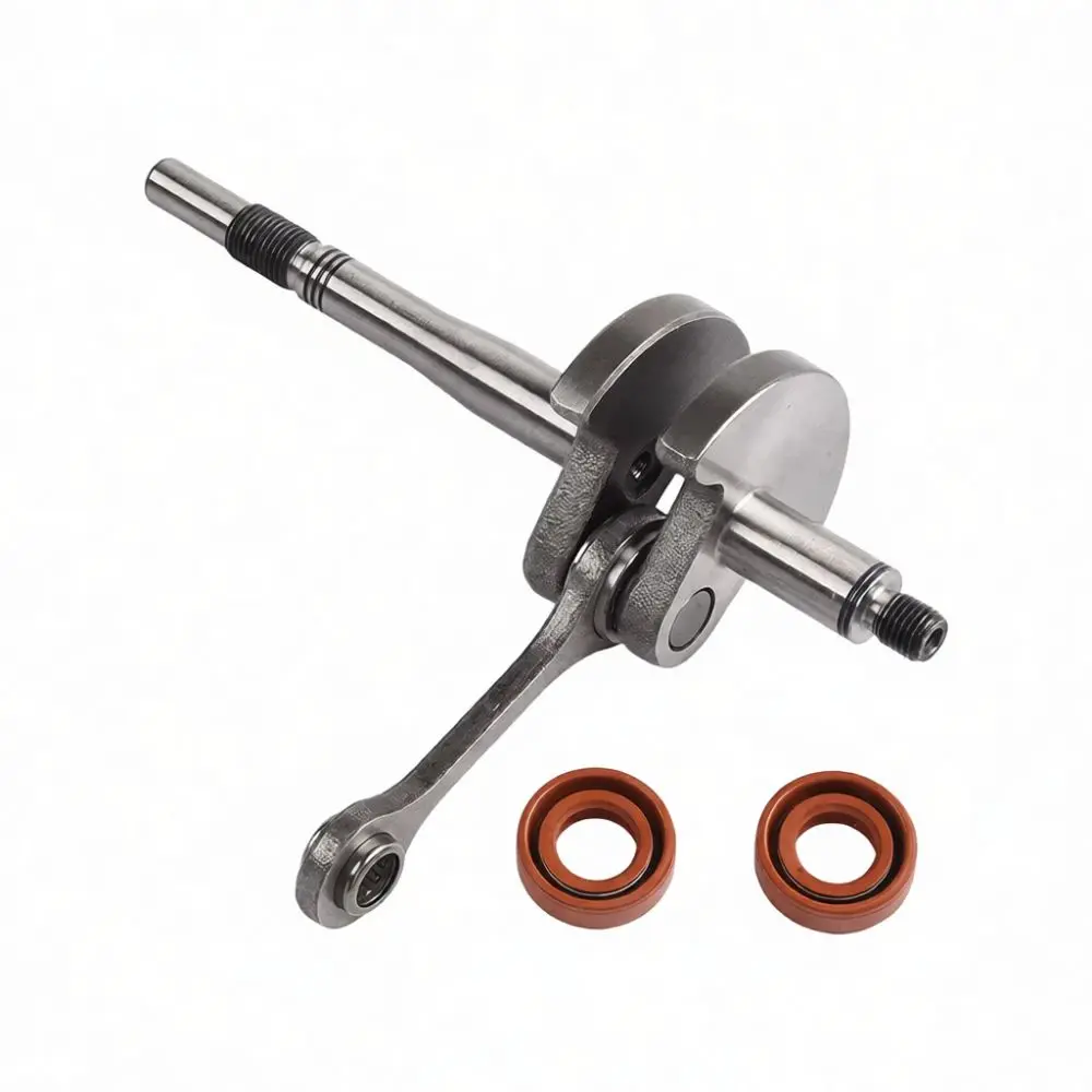 Crankshaft With Oil Seal Bearing For Stihl FS38 FS45 FS46 FS55 KM55 MM55 Lawn Mower Spare Parts Power Equipment Components